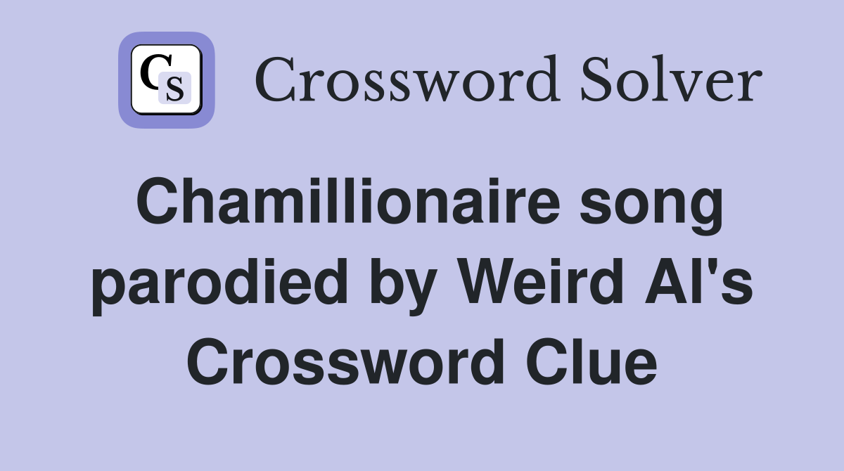 Chamillionaire song parodied by Weird Al s White and Nerdy